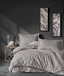 L'essentiel linge de maison Stripe - Beige